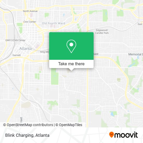 Mapa de Blink Charging