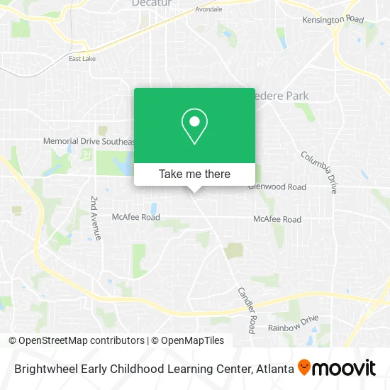 Brightwheel Early Childhood Learning Center map