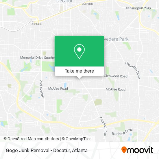 Mapa de Gogo Junk Removal - Decatur