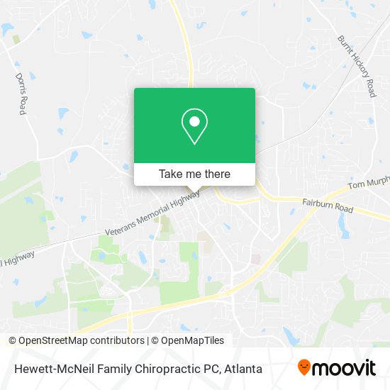 Mapa de Hewett-McNeil Family Chiropractic PC