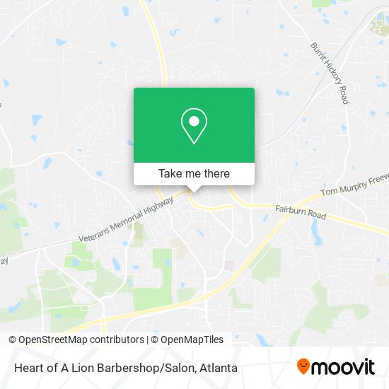 Heart of A Lion Barbershop / Salon map
