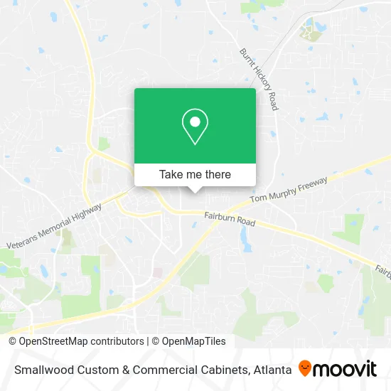 Smallwood Custom & Commercial Cabinets map