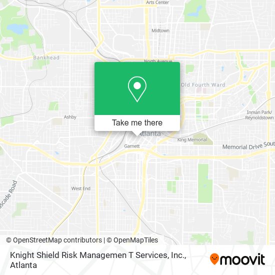 Mapa de Knight Shield Risk Managemen T Services, Inc.