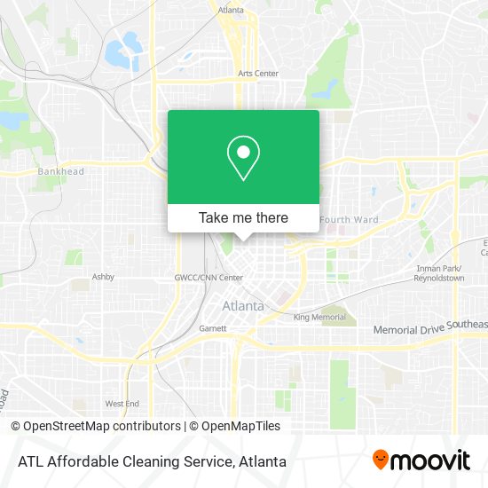 ATL Affordable Cleaning Service map