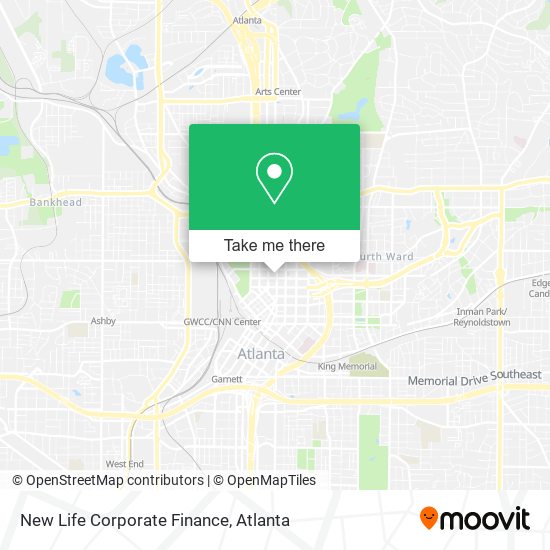 New Life Corporate Finance map