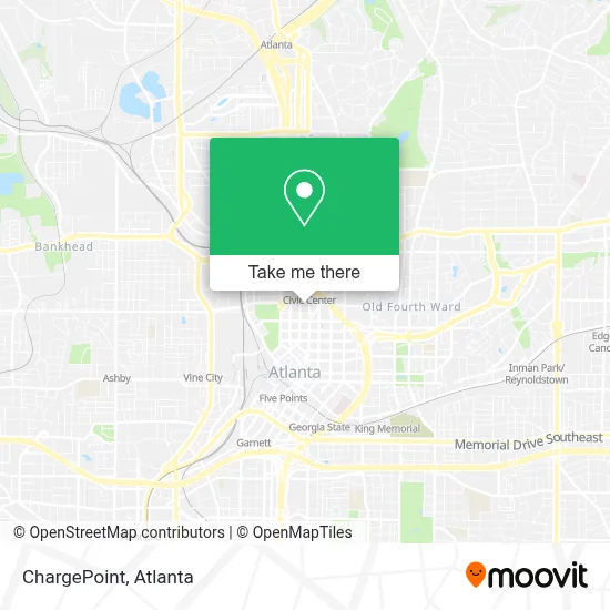 ChargePoint map