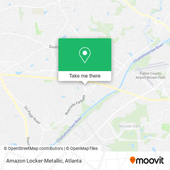 Amazon Locker-Metallic map