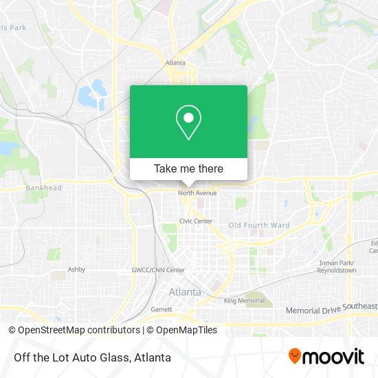 Off the Lot Auto Glass map