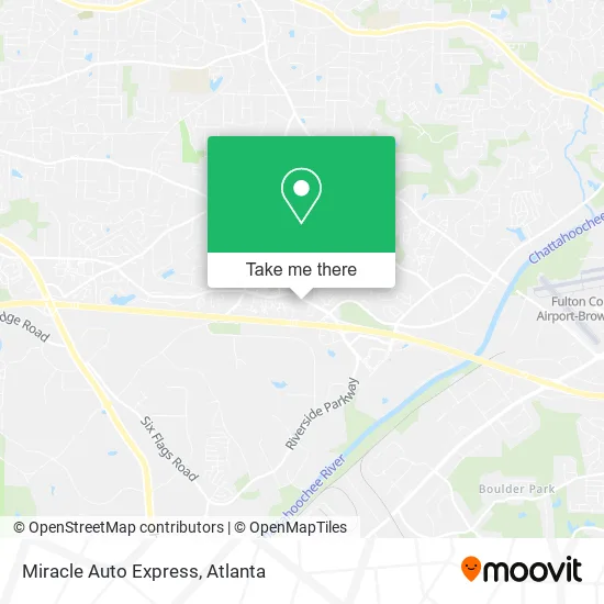 Miracle Auto Express map