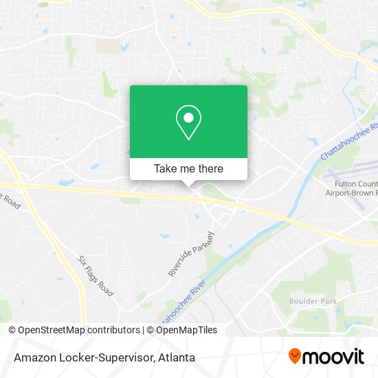 Mapa de Amazon Locker-Supervisor