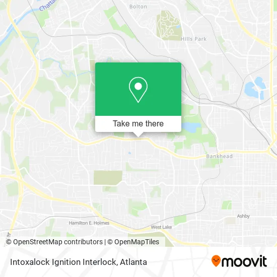 Mapa de Intoxalock Ignition Interlock