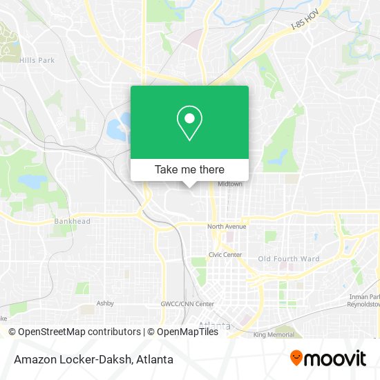 Amazon Locker-Daksh map