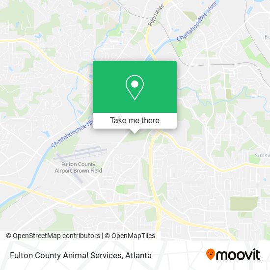 Mapa de Fulton County Animal Services