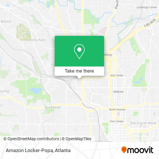 Amazon Locker-Popa map