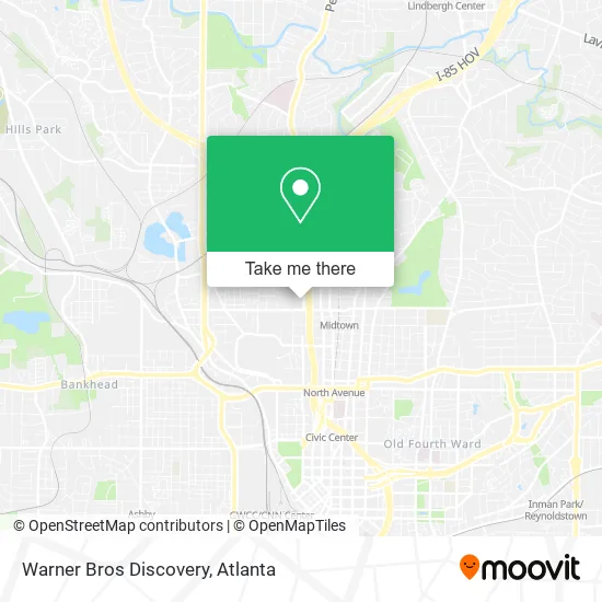Mapa de Warner Bros Discovery