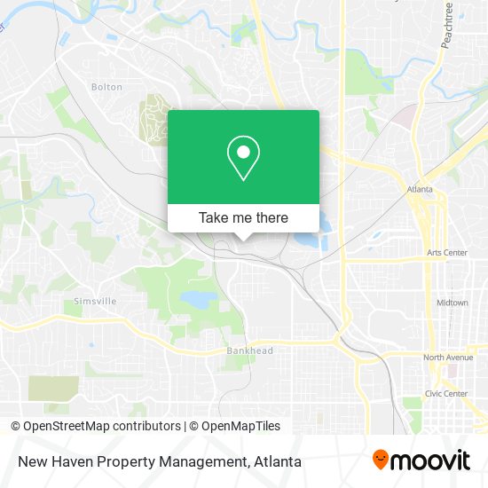 New Haven Property Management map