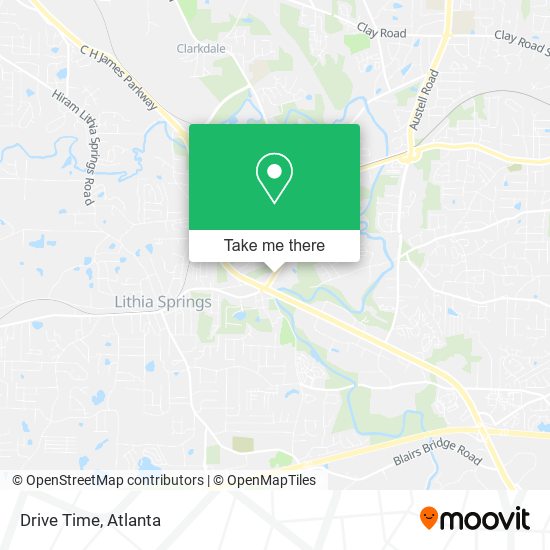 Drive Time map