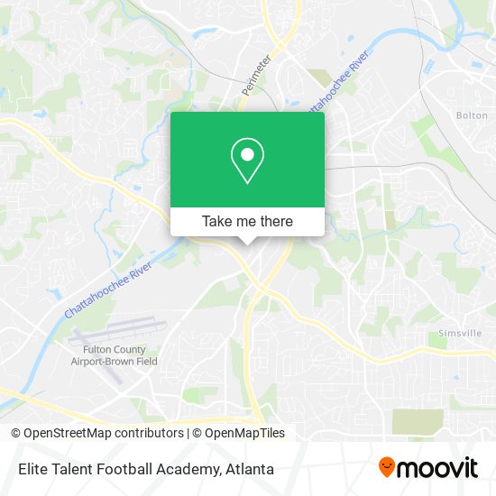 Elite Talent Football Academy map