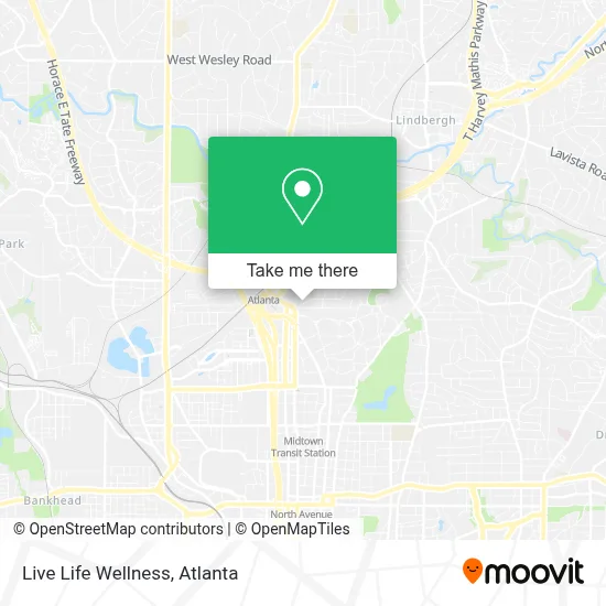 Live Life Wellness map