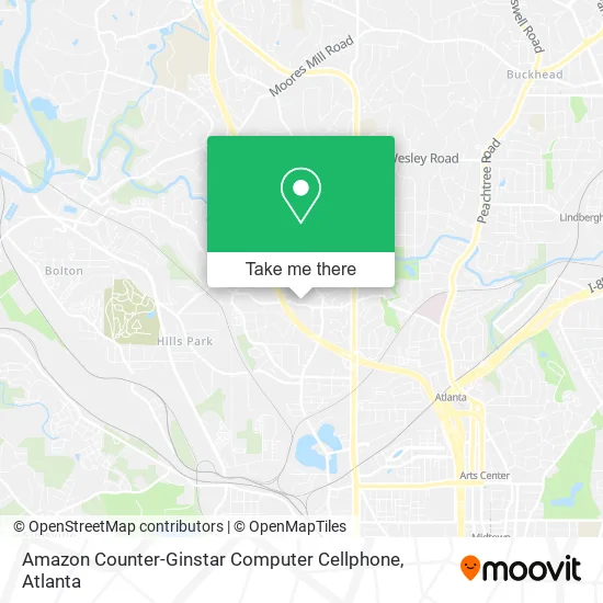 Mapa de Amazon Counter-Ginstar Computer Cellphone