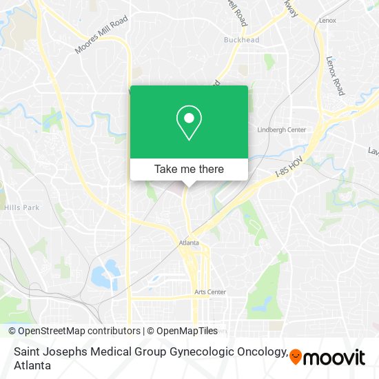 Mapa de Saint Josephs Medical Group Gynecologic Oncology