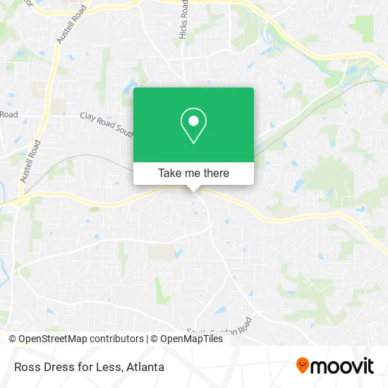Ross Dress for Less map