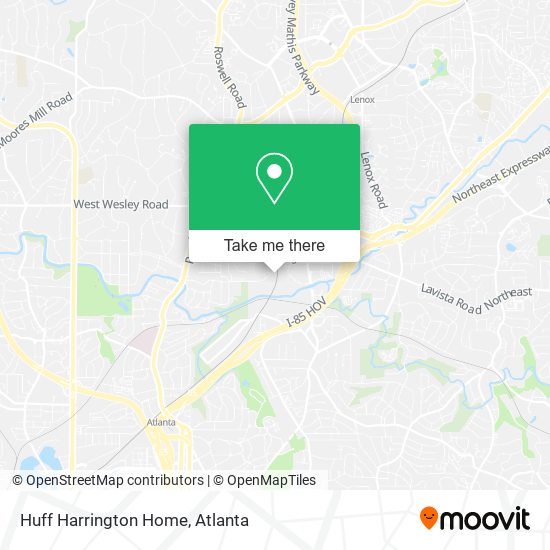Huff Harrington Home map