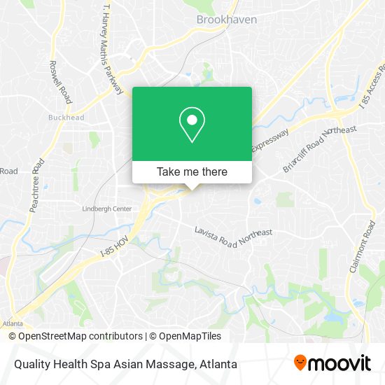 Quality Health Spa Asian Massage map