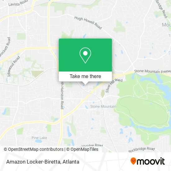 Mapa de Amazon Locker-Biretta