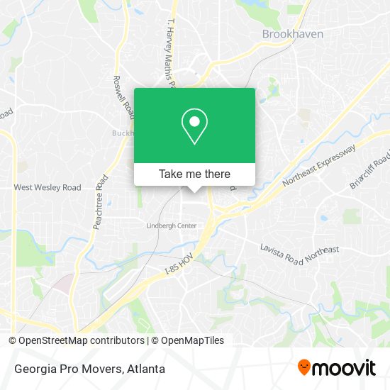 Mapa de Georgia Pro Movers
