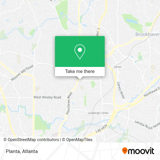 Planta map
