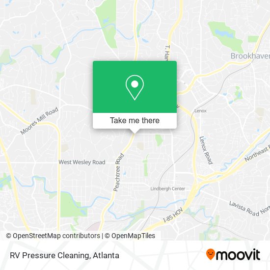 RV Pressure Cleaning map