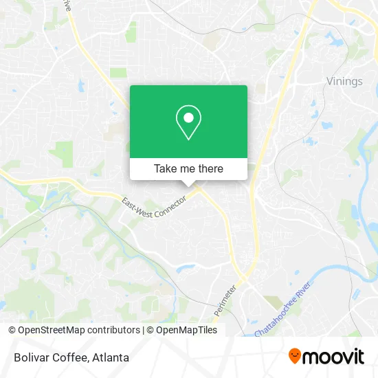 Bolivar Coffee map