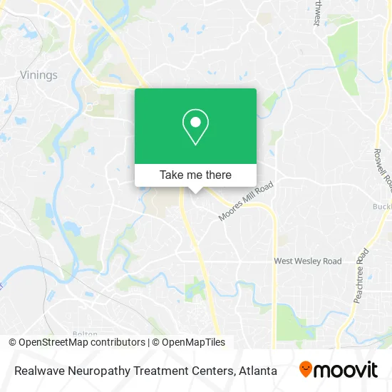 Realwave Neuropathy Treatment Centers map