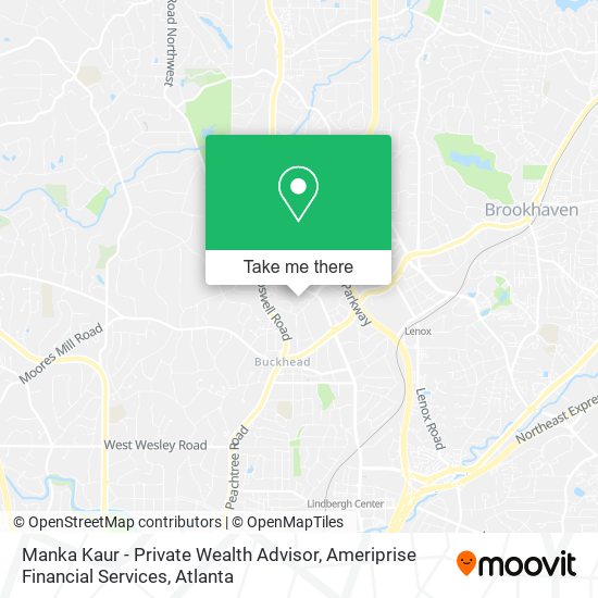 Mapa de Manka Kaur - Private Wealth Advisor, Ameriprise Financial Services