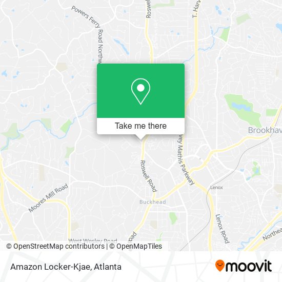 Amazon Locker-Kjae map