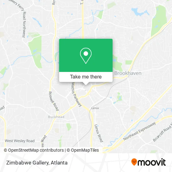 Zimbabwe Gallery map