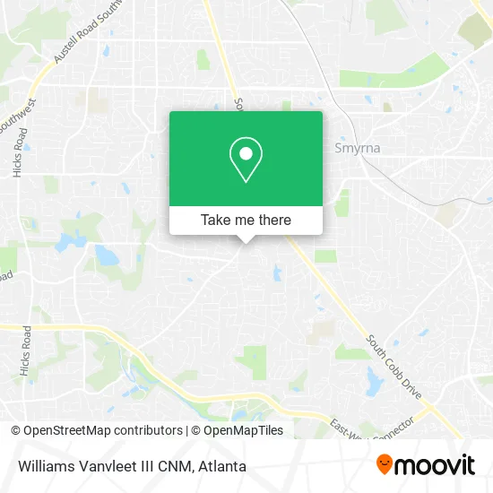 Williams Vanvleet III CNM map