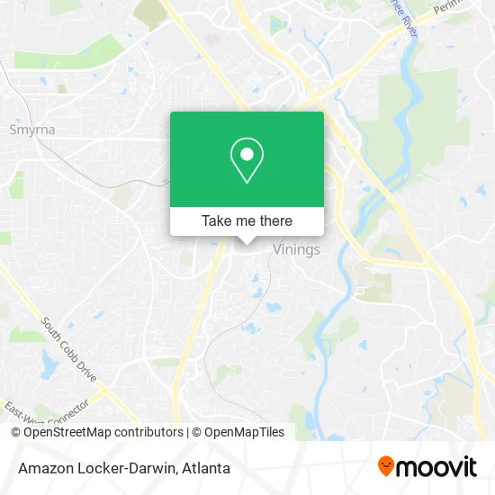 Mapa de Amazon Locker-Darwin