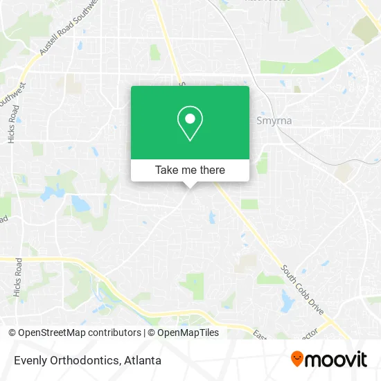 Evenly Orthodontics map