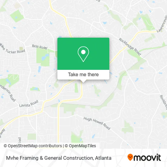 Mvhe Framing & General Construction map