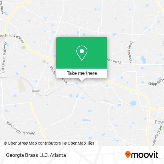 Georgia Brass LLC map