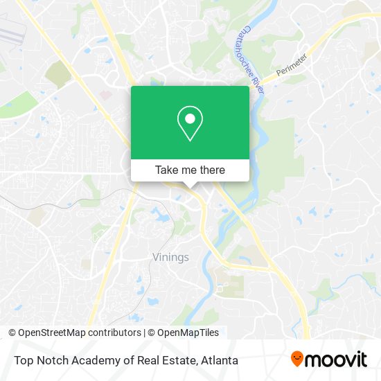 Top Notch Academy of Real Estate map
