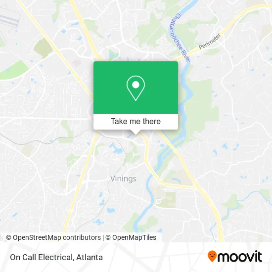 Mapa de On Call Electrical