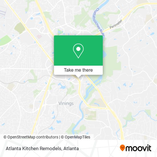 Atlanta Kitchen Remodels map