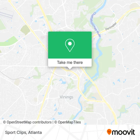 Sport Clips map