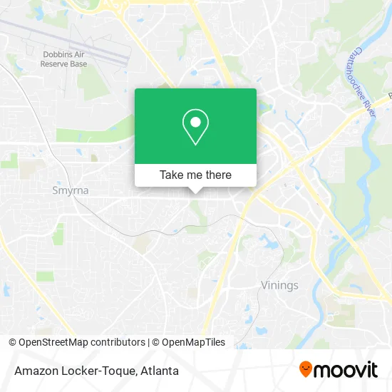 Amazon Locker-Toque map