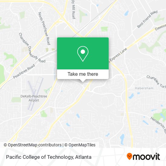 Pacific College of Technology map