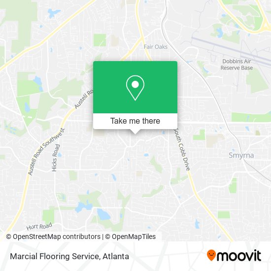 Marcial Flooring Service map