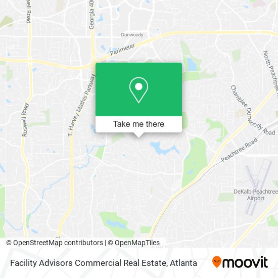 Facility Advisors Commercial Real Estate map